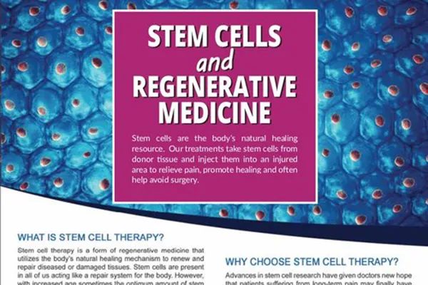 Stem cells and regenerative medicine flyer