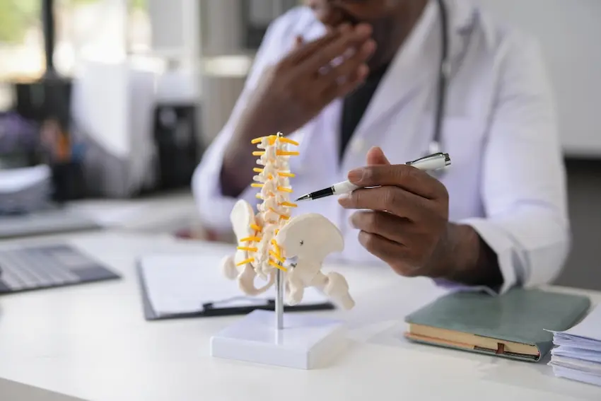 Patient struggling with daily activities due to chronic back pain and functional limitations before treatment
