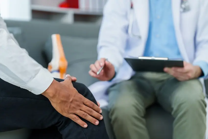 VeriSpine doctor developing personalized multimodal pain management plan with patient during consultation